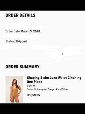 YITTY Shimmered Ginger One-Piece Swimsuit